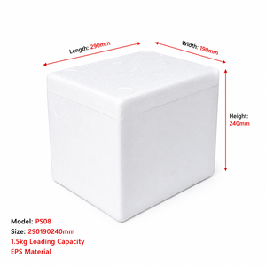 <span class=keywords><strong>Caja</strong></span> <span class=keywords><strong>de</strong></span> Espuma EPS RG PS08 290x190x240mm, <span class=keywords><strong>Poliestireno</strong></span> <span class=keywords><strong>Expandido</strong></span> 7.5L, <span class=keywords><strong>Caja</strong></span> <span class=keywords><strong>de</strong></span> Almacenamiento Protectora a Prueba <span class=keywords><strong>de</strong></span> Golpes para Entrega - Product Image 2
