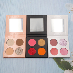 Palette Ombretti Personalizzata 4 Colori, Formato Rotondo 36mm, Trucco <span class=keywords><strong>Occhi</strong></span> Vegano, <span class=keywords><strong>Ombretto</strong></span> Riccamente Pigmentato - Product Image 1