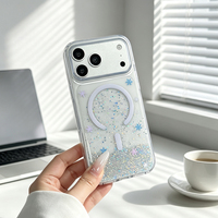 Coque de téléphone magnétique de luxe JOYPORODO B162 pour iPhone 17 Pro Max, coque arrière transparente pour téléphone portable, Capa De Celular