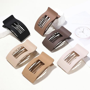 8 ชิ้น กิ๊บติดผมพลาสติกแบบมินิมอลสำหรับผู้หญิง 2 แบบ ขนาดใหญ่ กันลื่น ยึดผมแน่น ทนทาน สวยงาม อุปกรณ์เสริมผม - Product Image 5