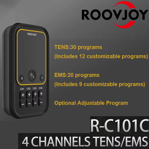 جهاز Ems متعدد الاستخدامات لتخفيف آلام الأعصاب وحدة رقمية للعشرات قابلة لإعادة الشحن بأربع قنوات لتخفيف الألم - Product Image 2