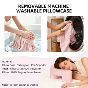 Cuscino Moderno per Dormire sul Fianco per Adulti, Ergonomico <span class=keywords><strong>in</strong></span> Memory Foam con Foro per il Braccio, Allevia il Dolore al Collo, Colore Personalizzabile, Sonno Profondo - Product Image 5