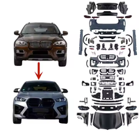 Kit de Carrocería E71 para BMW X6 E71 Actualización a 2023+ G06-X6M Kit de Carrocería Parachoques Delantero Parachoques Trasero Kit de Tuning E71 a F96