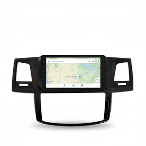 Radio Estéreo para Auto con Pantalla de 9 Pulgadas, 2 DIN, 4 Núcleos, GPS, Amplificador, Carplay, Android Auto para Toyota Hilux <span class=keywords><strong>Vigo</strong></span> Fortuner 2007-2014 - Product Image 3