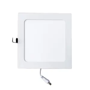 Süper fiyat 6W 12W 18W 24W Smd gömme aydınlatma kare Led Panel lamba