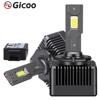 Nueva Bombilla LED Canbus Serie D Gicoo, Lámpara de Xenón HID Original, 110W 20000LM, Tubo de Cobre Doble, Serie D, Ajuste Universal para Automóvil