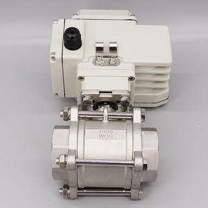 Válvula de Bola Eléctrica de Acero Inoxidable 304 Q911F-16P, de Tres Piezas, Roscada, Tipo de Encendido/Apagado, Válvula de Bola Eléctrica Inteligente de Regulación - Product Image 4