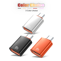Adaptador USB Otg, adaptador USB de tipo C, convertidor macho hembra, USB trenzado a tipo C 3,0 Otg, Compatible con teléfono móvil y portátil