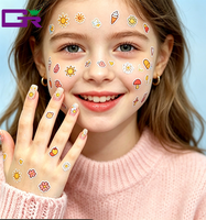 Lot d'autocollants personnalisés en vinyle pour ongles, motifs de dessins animés mignons, autocollants logo personnalisés, feuilles miniatures imperméables pour nail art, autocollants créatifs découpés à la forme.