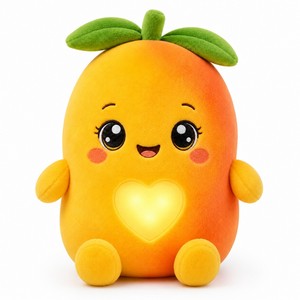 Peluche de Té de Burbujas con <span class=keywords><strong>Mango</strong></span> AI, Muñeco de Fruta Relleno de Poliéster y Algodón PP, 11-30cm, Diseño Personalizado ODM, Lindo Regalo para Niños y Adultos - Product Image 4