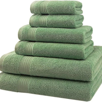 Ensemble de serviettes de bain en tissu éponge super doux et écologique, personnalisées, qualité hôtelière, en coton
