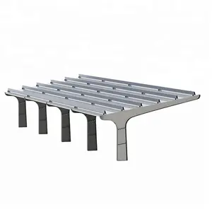 manufacturer wholesale aluminium frame steel carports solar panel mount heavy duty mountings rack system for parking brackets