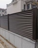 Panneaux de clôture en aluminium sur mesure avec persiennes pour l'intimité |   Vue Panoramique pour Balcon, Allée, Porche, Bricolage |   OEM ODM