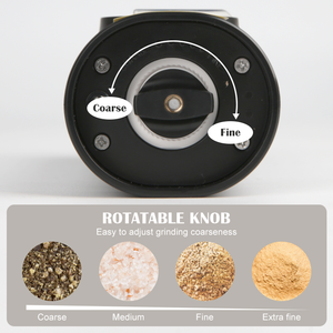 Macinapepe Automatico a Batteria, Macinino per Spezie Moderno, Set Elettrico per Sale e Pepe con Regolazione della Grana - Product Image 3