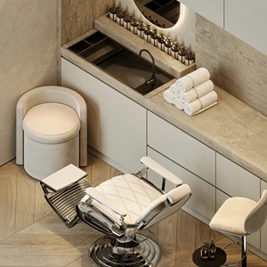 High Quality <b>Nail</b> Tech Workstation with Drawers Custom Beauty Salon Furniture for <b>Nail</b> Spa Shop Interior Design - Product Image 4