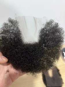 Livraison rapide en stock <span class=keywords><strong>barbe</strong></span> 100% vrais cheveux humains full lace attaché à la main naturel noir Invisible moustache <span class=keywords><strong>barbe</strong></span> pour <span class=keywords><strong>homme</strong></span> noir - Product Image 2