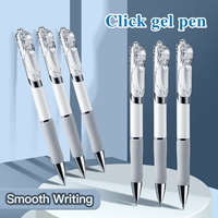 Stylos à encre gel ergonomiques rétractables avec pointe ST de 0,5 mm, encre à séchage rapide pour étudiants et employés de bureau