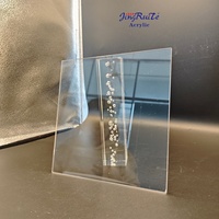 Feuille acrylique transparente d'usine avec services de polissage et de gravure sur mesure