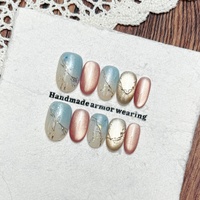Prix de gros usine – Ongles press-on minimalistes courts à couverture complète faits à la main – Faible MOQ – Designs personnalisés – Expédition mondiale rapide