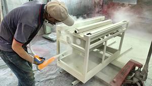 Revêtement électrostatique de <span class=keywords><strong>poudre</strong></span> de debelle utilisé dans la <span class=keywords><strong>cabine</strong></span> de <span class=keywords><strong>peinture</strong></span> de l'usine de fabrication - Product Image 4