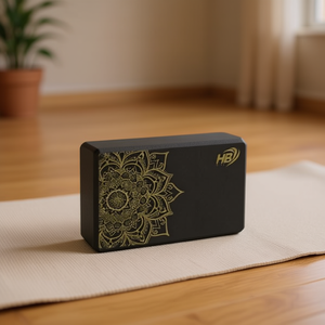 Bloque de Yoga Mandala Negro de 180g, 15*23*7.5cm - Product Image 2