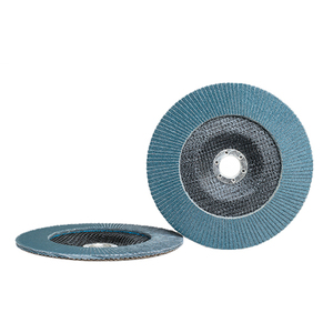 Disco de Láminas de Zirconia de 115x22mm (4-1/<span class=keywords><strong>2</strong></span> pulgadas), <span class=keywords><strong>Discos</strong></span> de Óxido de Aluminio, Disco de Láminas Convexo de 125mm T29 P40, Muelas Abrasivas - Product Image 1