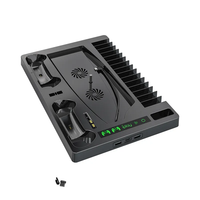 Support de refroidissement multifonction universel avec support de stockage de disques pour PS5, station de charge double siège, rangement de casque HBP-271