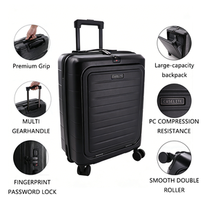 CMY Unisex PC-<span class=keywords><strong>Koffer</strong></span> <span class=keywords><strong>Mittlere</strong></span> <span class=keywords><strong>Gr</strong></span>öß<span class=keywords><strong>e</strong></span> Hartschale Leichtgewicht 4 Doppelte Spinner-Räder Trolley-Gepäck 24 Zoll TSA-Kombinationsschloss - Product Image 6