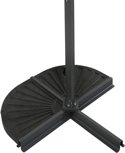 Sombrilla de <span class=keywords><strong>Patio</strong></span> Moderna, Impermeable, Plegable y Ajustable de 3 Metros con Brazo <span class=keywords><strong>Cantilever</strong></span> y Estructura de Acero - Product Image 3