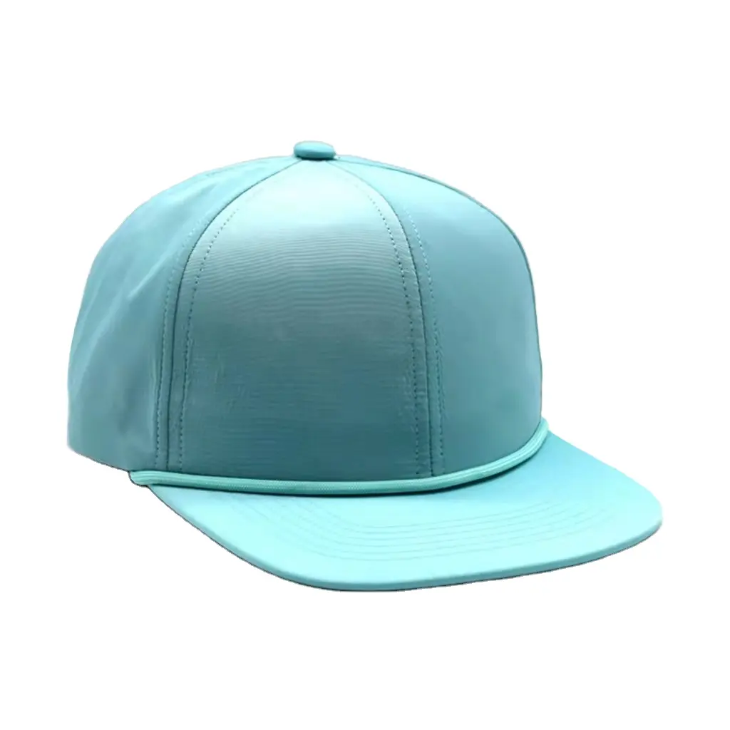Custom hot sale100% cotton material sky blue snapback cap for men women daily exercise cap