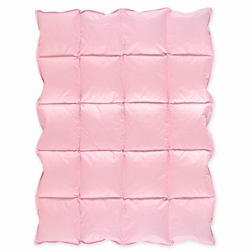 Pink baby down alternative comforter blanket box quilting cotton toddler duvet insert