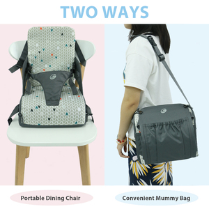Portable extérieur sac à couches rehausseur chaises infantile sac <span class=keywords><strong>de</strong></span> <span class=keywords><strong>voyage</strong></span> bébé portable salle à manger rehausseur siège pour bébé sac - Product Image 3