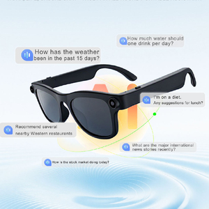 Lunettes Intelligentes AI WK106 avec <span class=keywords><strong>Caméra</strong></span> POV 13MP pour Diffusion en Direct, 32 Go de Stockage SD/NAND, Traduction IA ChatGPT, Anti-tremblement, Lunettes de Soleil d'<span class=keywords><strong>Extérieur</strong></span> - Product Image 6