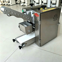 Machine électrique automatique pour la fabrication de peaux de raviolis et de wontons, presse à pâte commerciale pour peaux de raviolis rondes et carrées