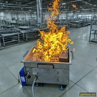 Simulateur de flamme de générateur de feu réel pour l'équipement et les accessoires de lutte contre les incendies