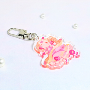 Llavero de Acrílico Personalizado con Impresión UV, Aleación de Zinc, Ecológico, Transparente, con Dibujos Animados, con Anillo de Epoxy, al por Mayor - Product Image 2