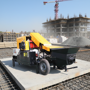 Diesel Small Concrete Pump Machine Vertical Conveying Distance New Condition for Construction