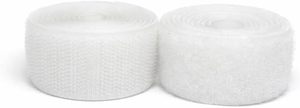 Cinta de Gancho y Bucle de Poliéster/Nylon Ecológica Blanca y Negra para Prendas y Calzado, Directo de Fábrica - Product Image 1