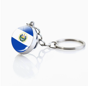 Wholesale <strong>Custom</strong> of <strong>United</strong> States Keychain <strong>National</strong> Souvenir Luminous Glass Ball Keychain Countries Keychain Fashion Jewelry - Product Image 6