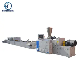 High output WPC PVC Wood Plastic Decking Composite Profile Making Machine