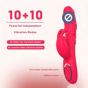 Stimulator Titik G Tiga Fungsi, Pemijat Klitoris, Mainan Seks Dewasa untuk Wanita, <span class=keywords><strong>Vibrator</strong></span> Kelinci, Dildo - Product Image 2