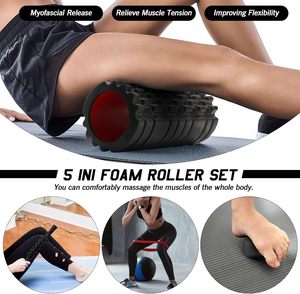 ชุดโฟมโรลเลอร์พิลาทิส CZFIT ขายส่ง ชุดอุปกรณ์โยคะ ลูกกลิ้งนวดกล้ามเนื้อ ลูกบอลนวด ไม้กลิ้งนวด พร้อมแถบยางยืดออกกำลังกาย - Product Image 6