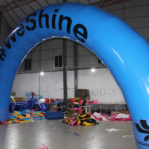 Arco inflable azul We Shine para eventos publicitarios al aire libre - Product Image 1