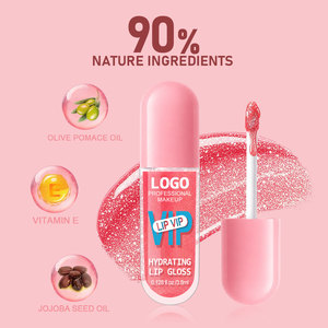 OCHAIN, Proveedores de Brillo Labial al por Mayor, Marca Privada, Tubo Redondo de Lujo, Color Nude, Brillo Labial Hidratante Brillante - Product Image 2