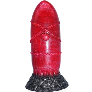 New Sex Toy 2021 FAAK Scarlett Color Monster <b>Dildo</b> Forbidden Fruit Plug Enorme Anal Dilat Consoladores Juguetes Eroticos - Product Image 1