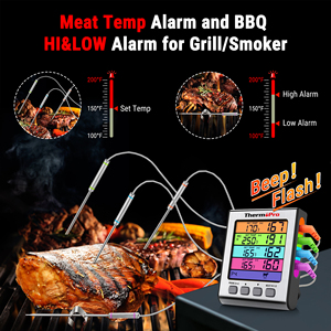 เทอร์โมมิเตอร์วัดอุณหภูมิเตาอบดิจิตอล ThermoPro TP17H สำหรับทำขนม พร้อมหน้าจอแสดงผล - Product Image 3