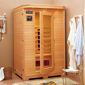 Cabine <span class=keywords><strong>de</strong></span> sauna en cèdre, spa <span class=keywords><strong>de</strong></span> luxe à domicile avec poêle et pierres, expérience finlandaise authentique, design moderne, haute qualité, extérieur - Product Image 1