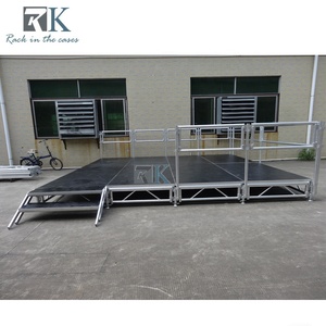 Seguridad de plataforma de escenario de carga fuerte con barandillas para venta de eventos - Product Image 6