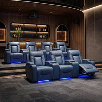 Sofá Modular Curvo y Redondeado para Cine en Casa, Asiento Profundo y Suave, Ideal para Dormitorio, Apartamento, Hotel, Villa