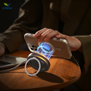 <span class=keywords><strong>ETECH</strong></span> 15W pour chargeur sans fil premium, port Type-C pour écouteurs, compatible avec tous les véhicules, support de charge (2024) - Product Image 1